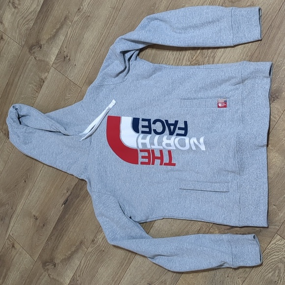 The NORTH FACE RU/14 Grey Hoodie Sweatshirt Women's Medium - Picture 3 of 8